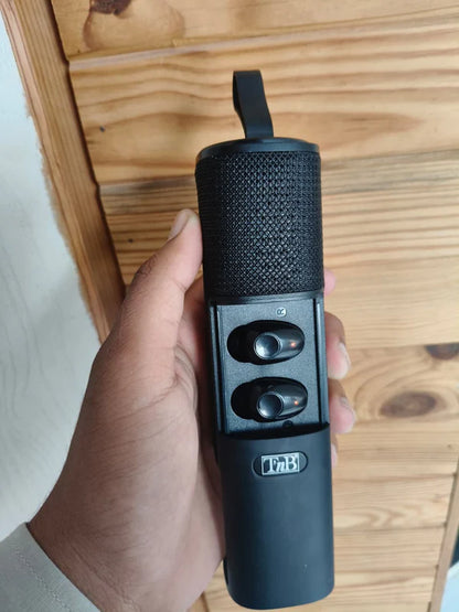 3-IN-1 Earbuds+Speakers+Power Bank